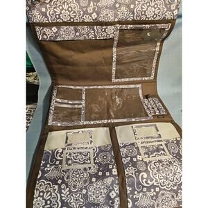 Thirty-One 31 Wall Organizer Brown Gray Hang Up Office Command Center AND Tote